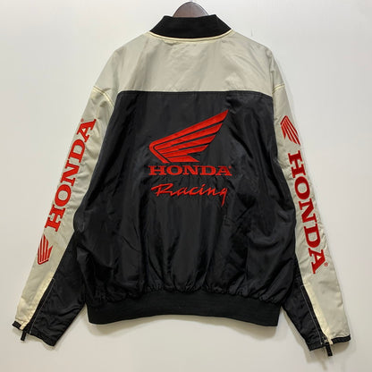 【中古品】【メンズ】 HONDA ホンダ RIDER COLLECTION RACING JACKET ライダー コレクション レーシング ジャケット アウター 146-260928-cs-19-izu サイズ：XXL カラー：ブラック 万代Net店