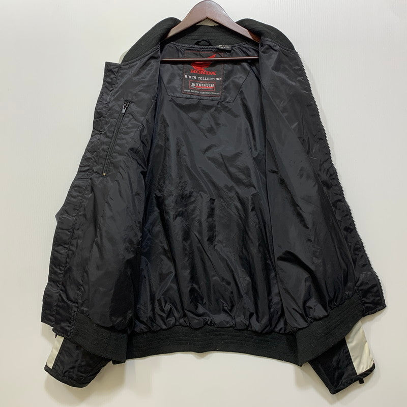 【中古品】【メンズ】 HONDA ホンダ RIDER COLLECTION RACING JACKET ライダー コレクション レーシング ジャケット アウター 146-260928-cs-19-izu サイズ：XXL カラー：ブラック 万代Net店