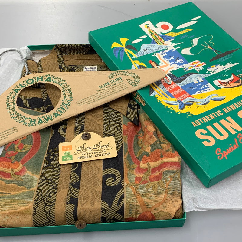 【中古美品】【メンズ】 SUN SURF サンサーフ SS38711 SPECIAL EDITION スペシャル エディション S S ショートスリープ ALOHA SHIRT アロハ シャツ トップス 半袖 145-261006-ya-05-izu サイズ：XXL カラー：マルチ 万代Net店