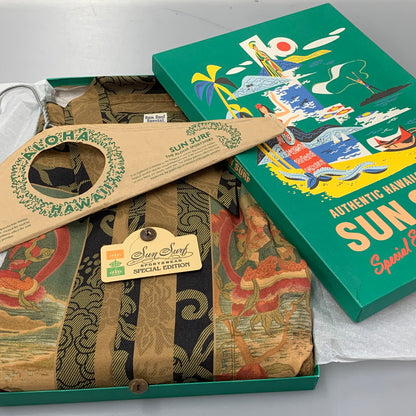 【中古美品】【メンズ】 SUN SURF サンサーフ SS38711 SPECIAL EDITION スペシャル エディション S S ショートスリープ ALOHA SHIRT アロハ シャツ トップス 半袖 145-261006-ya-05-izu サイズ：XXL カラー：マルチ 万代Net店