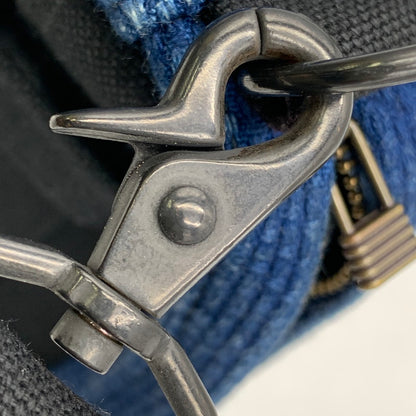 【中古品】【メンズ/レディース】 MOMOTARO JEANS 桃太郎ジーンズ 刺し子 SHOULDER BAG ショルダー バッグ 鞄 カバン 188-260929-ya-13-izu カラー：ネイビー 万代Net店