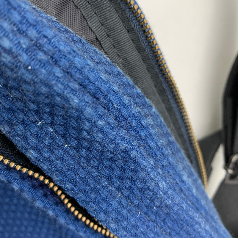 【中古品】【メンズ/レディース】 MOMOTARO JEANS 桃太郎ジーンズ 刺し子 SHOULDER BAG ショルダー バッグ 鞄 カバン 188-260929-ya-13-izu カラー：ネイビー 万代Net店