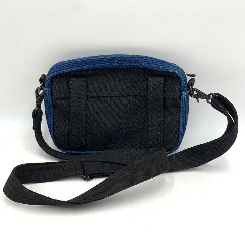 【中古品】【メンズ/レディース】 MOMOTARO JEANS 桃太郎ジーンズ 刺し子 SHOULDER BAG ショルダー バッグ 鞄 カバン 188-260929-ya-13-izu カラー：ネイビー 万代Net店