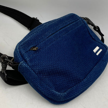 【中古品】【メンズ/レディース】 MOMOTARO JEANS 桃太郎ジーンズ 刺し子 SHOULDER BAG ショルダー バッグ 鞄 カバン 188-260929-ya-13-izu カラー：ネイビー 万代Net店