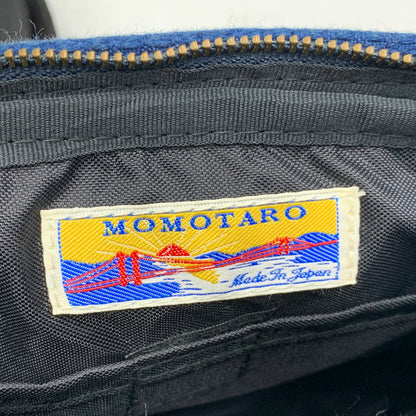 【中古品】【メンズ/レディース】 MOMOTARO JEANS 桃太郎ジーンズ 刺し子 SHOULDER BAG ショルダー バッグ 鞄 カバン 188-260929-ya-13-izu カラー：ネイビー 万代Net店