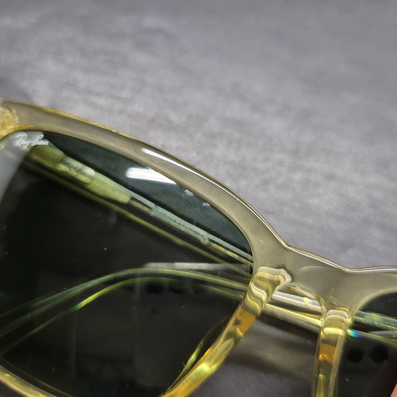 【中古品】【メンズ/レディース】 Ray-Ban レイバン TRADITIONALS BENNETT #10 SUNGLASSES トラディショナルズ ベネット サングラス 203-261008-as-23-izu サイズ：58□16 カラー：イエロー 万代Net店