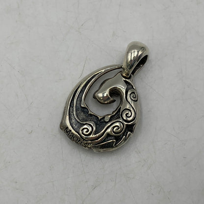 【中古品】【メンズ/レディース】 MAORI マオリ MO-171 925 HIPA MA TUA "過去と未来" ネックレス トップ アクセサリー 191-261002-ay-03-izu カラー：シルバー 万代Net店