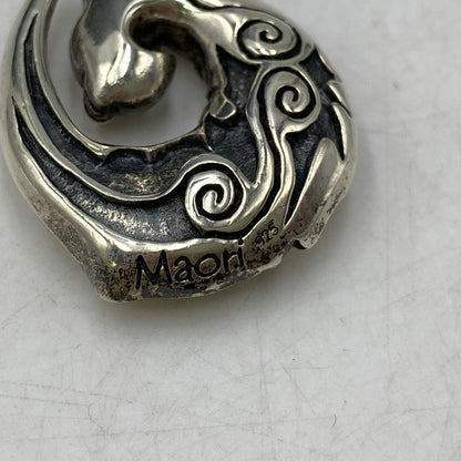 【中古品】【メンズ/レディース】 MAORI マオリ MO-171 925 HIPA MA TUA "過去と未来" ネックレス トップ アクセサリー 191-261002-ay-03-izu カラー：シルバー 万代Net店