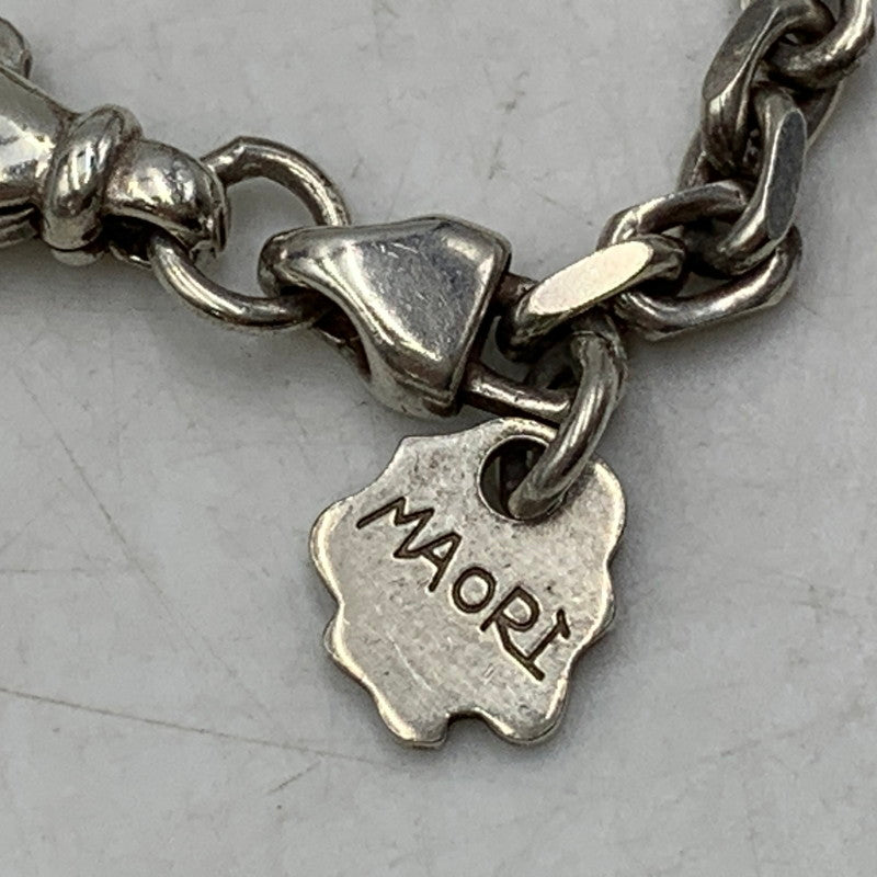 【中古品】【メンズ/レディース】 MAORI マオリ 925 AZUKI CHAIN NECKLACE あずき チェーン ネックレス アクセサリー 191-261002-ay-05-izu カラー：シルバー 万代Net店