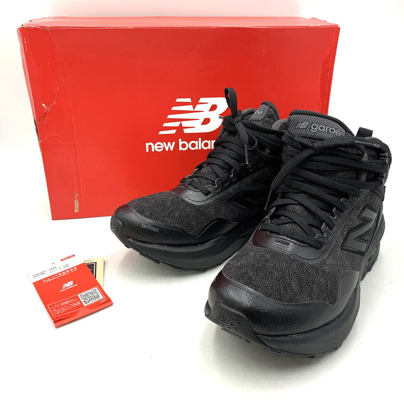 【中古美品】【メンズ】 NEW BALANCE ニューバランス MTGMGLK2 FRESH FOAM X GAROE HIKER GORE-TEX フレッシュ フォーム エックス ガロエ ハイカー ゴアテックス スニーカー シューズ 靴 162-260928-cs-13-izu サイズ：27cm カラー：ブラック 万代Net店