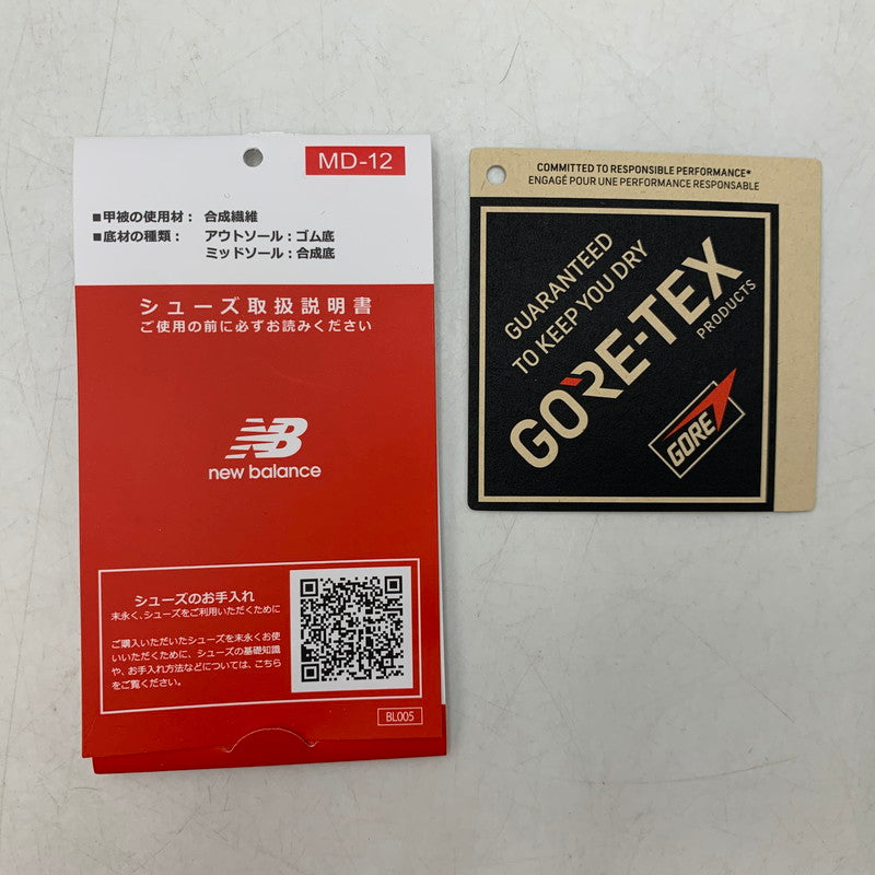 【中古美品】【メンズ】 NEW BALANCE ニューバランス MTGMGLK2 FRESH FOAM X GAROE HIKER GORE-TEX フレッシュ フォーム エックス ガロエ ハイカー ゴアテックス スニーカー シューズ 靴 162-260928-cs-13-izu サイズ：27cm カラー：ブラック 万代Net店