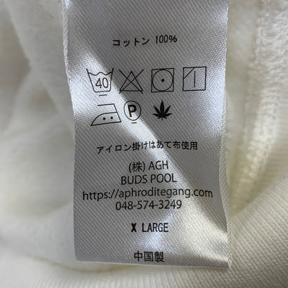 【中古品】【メンズ】 BUDSPOOL バッズプール COLLEGE LOGO SWEAT HOODIE カレッジ ロゴ スウェット フーディー パーカー 142-260929-as-02-izu サイズ：XL カラー：ホワイト 万代Net店