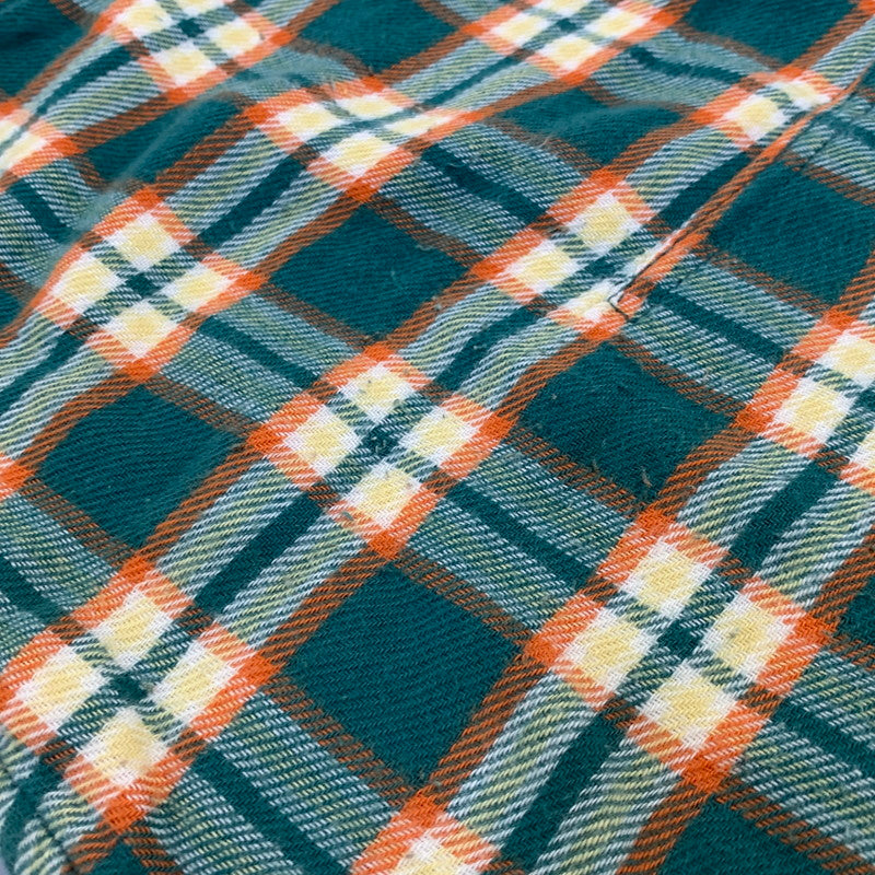【中古品】【メンズ】 TMT ティーエムティー ORIGINAL DOUBLE GAUZE CHECK WESTERN SHIRTS TSH-F16SP04 チェック ウエスタン シャツ 長袖 140-260929-as-03-izu サイズ：M カラー：グリーン系 万代Net店