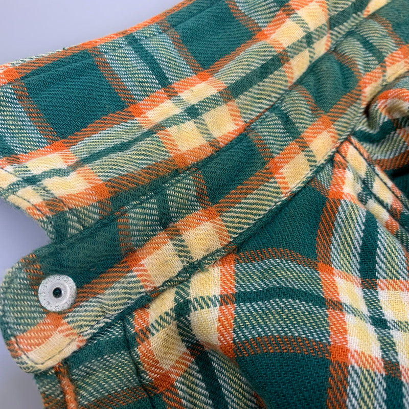 【中古品】【メンズ】 TMT ティーエムティー ORIGINAL DOUBLE GAUZE CHECK WESTERN SHIRTS TSH-F16SP04 チェック ウエスタン シャツ 長袖 140-260929-as-03-izu サイズ：M カラー：グリーン系 万代Net店