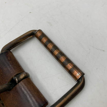 【中古品】【メンズ/レディース】 HTC エイチティーシー LEATHER STUDS BELT レザー スタッズ ベルト 服飾雑貨 205-260928-cs-15-izu カラー：ブラウン 万代Net店