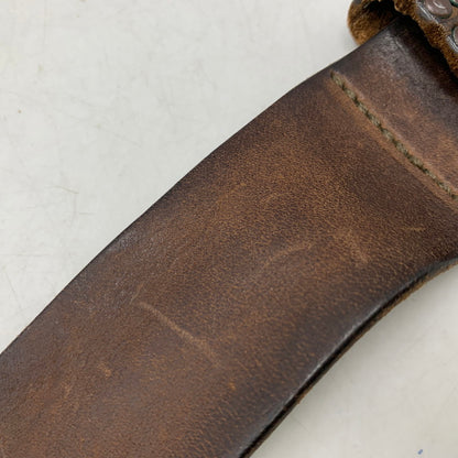 【中古品】【メンズ/レディース】 HTC エイチティーシー LEATHER STUDS BELT レザー スタッズ ベルト 服飾雑貨 205-260928-cs-15-izu カラー：ブラウン 万代Net店
