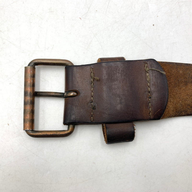 【中古品】【メンズ/レディース】 HTC エイチティーシー LEATHER STUDS BELT レザー スタッズ ベルト 服飾雑貨 205-260928-cs-15-izu カラー：ブラウン 万代Net店
