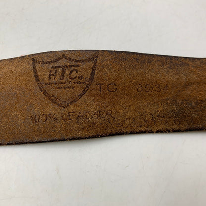 【中古品】【メンズ/レディース】 HTC エイチティーシー LEATHER STUDS BELT レザー スタッズ ベルト 服飾雑貨 205-260928-cs-15-izu カラー：ブラウン 万代Net店