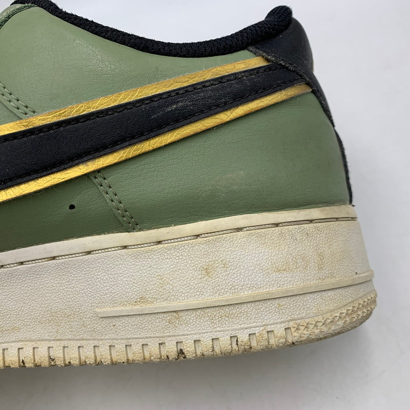 【中古品】【メンズ】 NIKE ナイキ DA8481-300 AIR FORCE 1 LOW エア フォース ワン ロー スニーカー シューズ 靴 160-260928-cs-10-izu サイズ：28cm カラー：DOUBLE SWOOSHES/GREEN/METALLIC GOLD 万代Net店