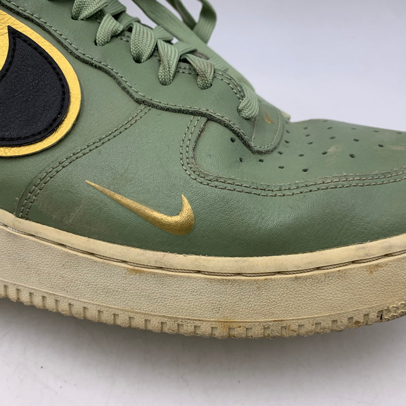 【中古品】【メンズ】 NIKE ナイキ DA8481-300 AIR FORCE 1 LOW エア フォース ワン ロー スニーカー シューズ 靴 160-260928-cs-10-izu サイズ：28cm カラー：DOUBLE SWOOSHES/GREEN/METALLIC GOLD 万代Net店
