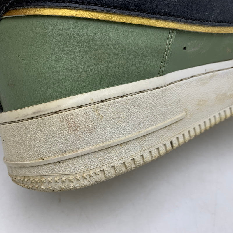 【中古品】【メンズ】 NIKE ナイキ DA8481-300 AIR FORCE 1 LOW エア フォース ワン ロー スニーカー シューズ 靴 160-260928-cs-10-izu サイズ：28cm カラー：DOUBLE SWOOSHES/GREEN/METALLIC GOLD 万代Net店