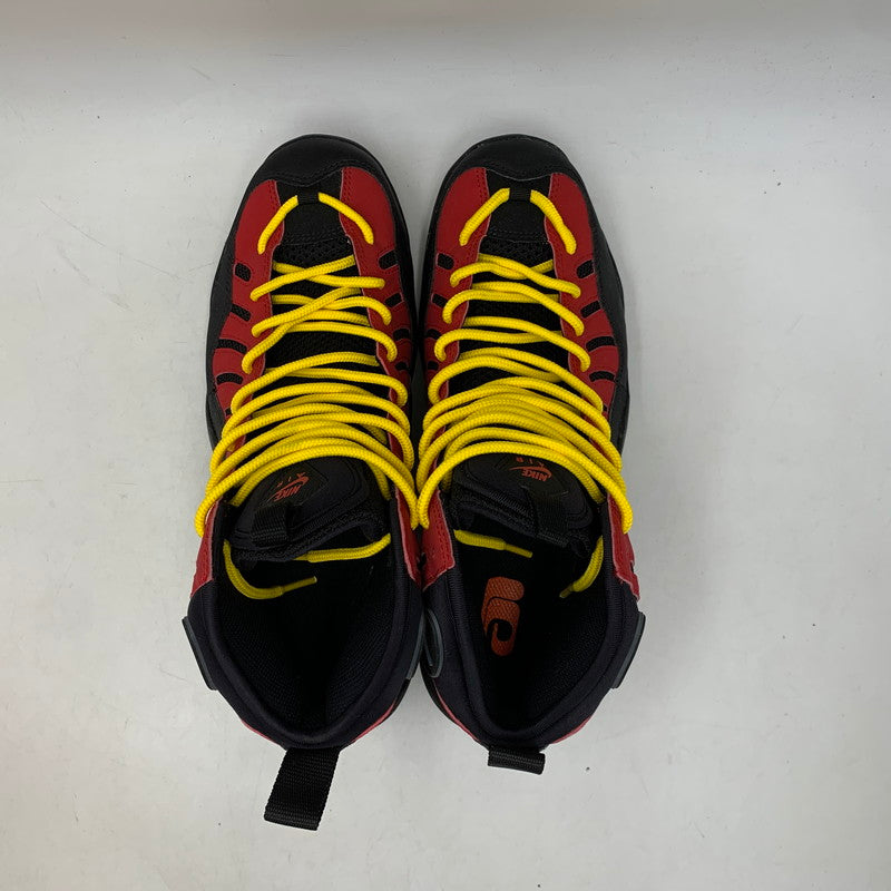 【中古品】【メンズ】 NIKE ナイキ 316383-001 AIR BAKIN エア ベイキン スニーカー シューズ 靴 160-260928-cs-11-izu サイズ：28cm カラー：BLACK/METALLIC SILVER-VARSITY RED-ORANGE BLAZE 万代Net店
