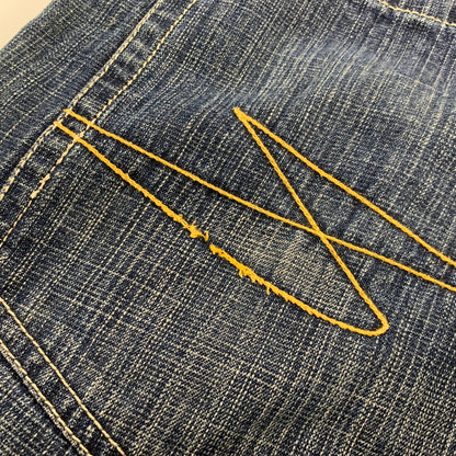 【中古品】【メンズ】 SOUTHPOLE サウスポール 90-00S DENIM SHORTS デニム ショーツ パンツ ボトムス ズボン 157-260930-cs-03-izu サイズ：38 カラー：インディゴ 万代Net店
