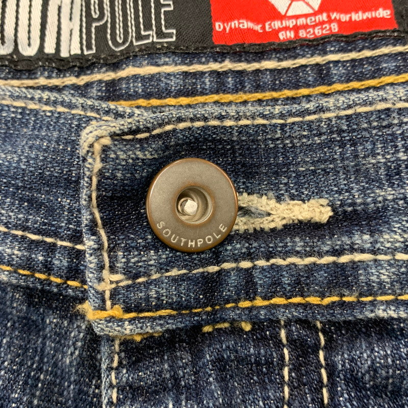 【中古品】【メンズ】 SOUTHPOLE サウスポール 90-00S DENIM SHORTS デニム ショーツ パンツ ボトムス ズボン 157-260930-cs-03-izu サイズ：38 カラー：インディゴ 万代Net店