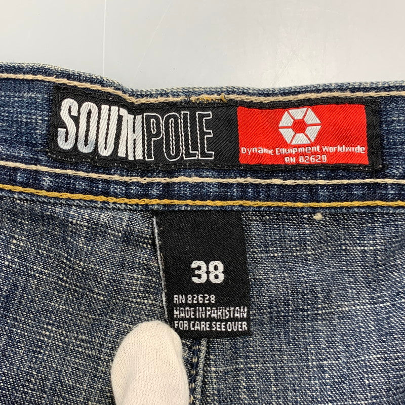 【中古品】【メンズ】 SOUTHPOLE サウスポール 90-00S DENIM SHORTS デニム ショーツ パンツ ボトムス ズボン 157-260930-cs-03-izu サイズ：38 カラー：インディゴ 万代Net店