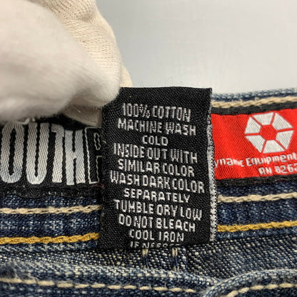 【中古品】【メンズ】 SOUTHPOLE サウスポール 90-00S DENIM SHORTS デニム ショーツ パンツ ボトムス ズボン 157-260930-cs-03-izu サイズ：38 カラー：インディゴ 万代Net店
