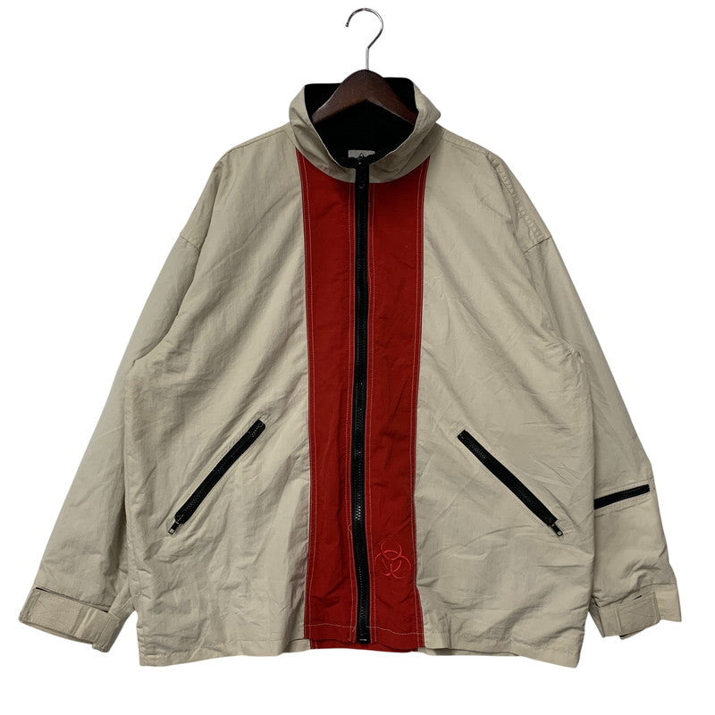【中古品】【メンズ】 HAZ-MAT ハズマット USA製 SNOW JACKET スノー ジャケット アウター 146-260930-kh-05-izu サイズ：L カラー：ベージュ×レッド 万代Net店