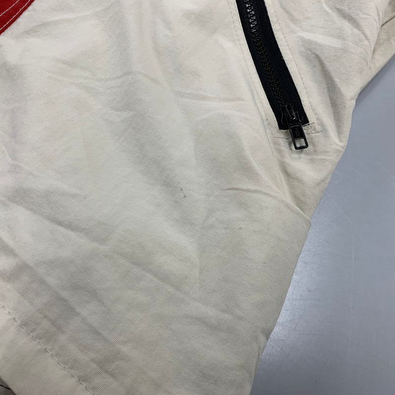 【中古品】【メンズ】 HAZ-MAT ハズマット USA製 SNOW JACKET スノー ジャケット アウター 146-260930-kh-05-izu サイズ：L カラー：ベージュ×レッド 万代Net店