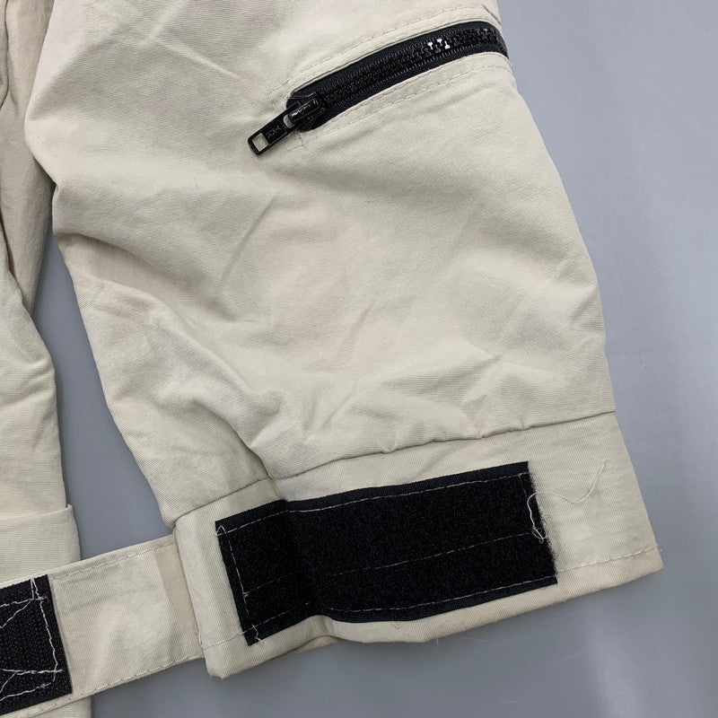 【中古品】【メンズ】 HAZ-MAT ハズマット USA製 SNOW JACKET スノー ジャケット アウター 146-260930-kh-05-izu サイズ：L カラー：ベージュ×レッド 万代Net店