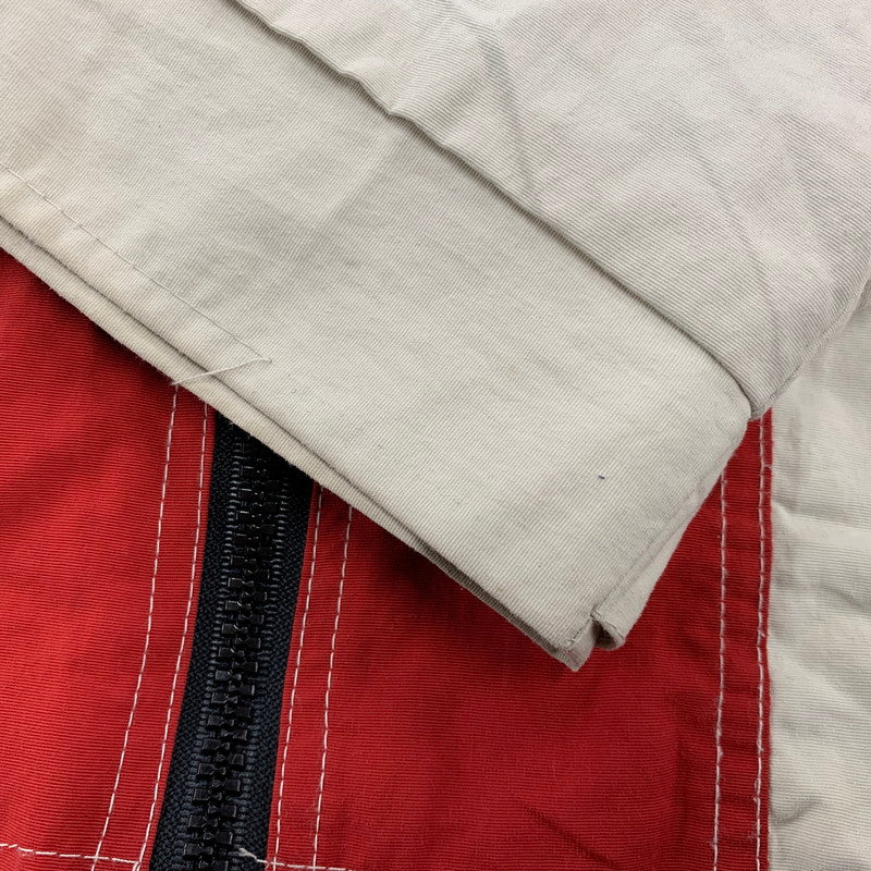 【中古品】【メンズ】 HAZ-MAT ハズマット USA製 SNOW JACKET スノー ジャケット アウター 146-260930-kh-05-izu サイズ：L カラー：ベージュ×レッド 万代Net店