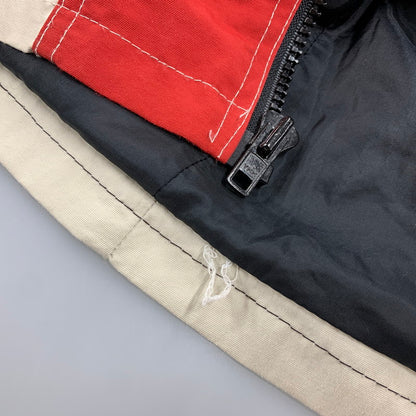 【中古品】【メンズ】 HAZ-MAT ハズマット USA製 SNOW JACKET スノー ジャケット アウター 146-260930-kh-05-izu サイズ：L カラー：ベージュ×レッド 万代Net店