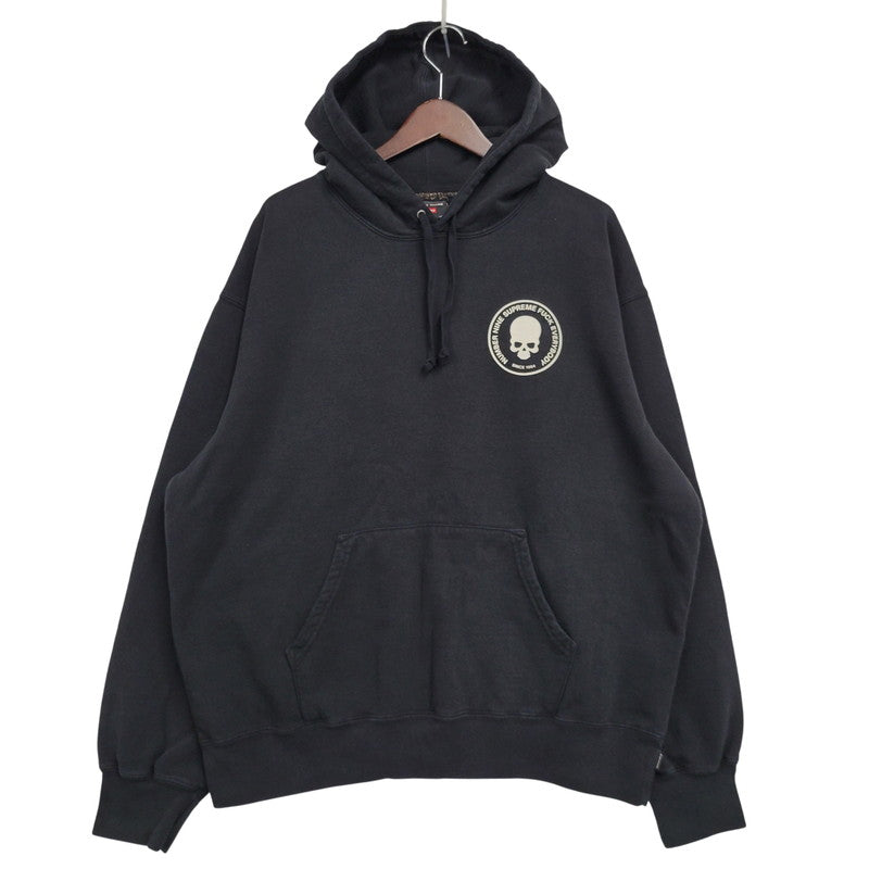 【中古品】【メンズ】 Supreme シュプリーム × NUMBER (N)INE ナンバーナイン HOODED SWEATSHIRT フーデッド スウェットシャツ パーカー 149-260929-as-07-izu サイズ：L カラー：ブラック 万代Net店