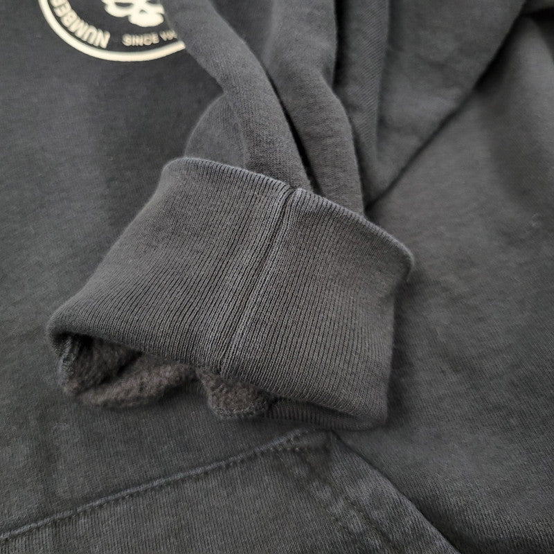 【中古品】【メンズ】 Supreme シュプリーム × NUMBER (N)INE ナンバーナイン HOODED SWEATSHIRT フーデッド スウェットシャツ パーカー 149-260929-as-07-izu サイズ：L カラー：ブラック 万代Net店