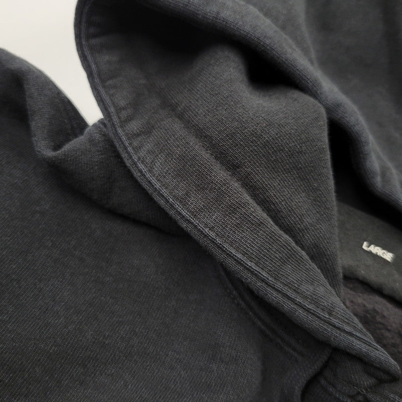 【中古品】【メンズ】 Supreme シュプリーム × NUMBER (N)INE ナンバーナイン HOODED SWEATSHIRT フーデッド スウェットシャツ パーカー 149-260929-as-07-izu サイズ：L カラー：ブラック 万代Net店