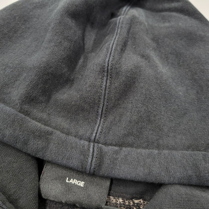 【中古品】【メンズ】 Supreme シュプリーム × NUMBER (N)INE ナンバーナイン HOODED SWEATSHIRT フーデッド スウェットシャツ パーカー 149-260929-as-07-izu サイズ：L カラー：ブラック 万代Net店