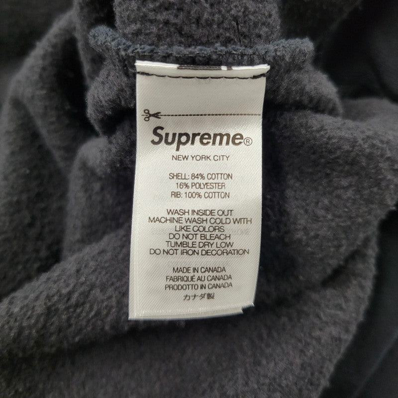 【中古品】【メンズ】 Supreme シュプリーム × NUMBER (N)INE ナンバーナイン HOODED SWEATSHIRT フーデッド スウェットシャツ パーカー 149-260929-as-07-izu サイズ：L カラー：ブラック 万代Net店