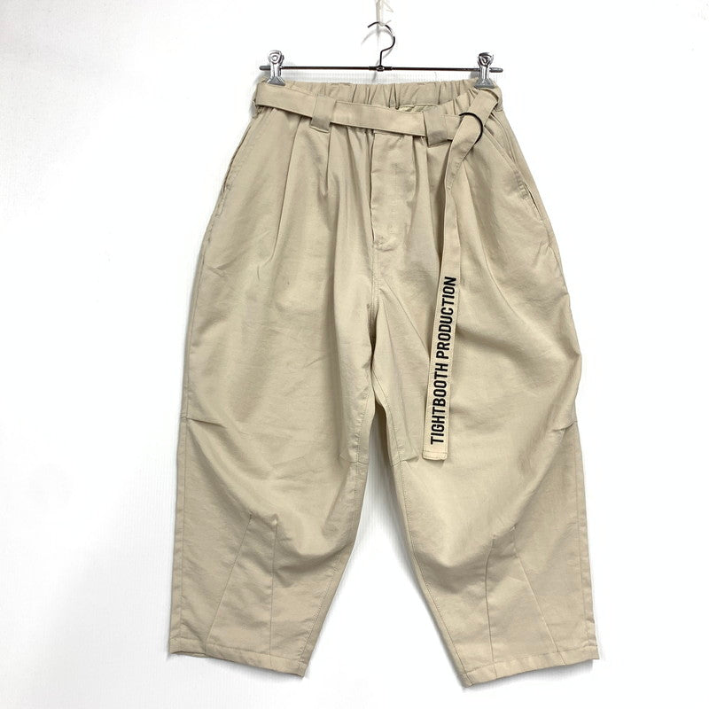 【中古品】【メンズ】 TIGHT BOOTH PRODUCTION タイト ブース プロダクション CANAPA CROPPED PANTS カナパ クロップド パンツ ズボン ボトムス 153-260929-ya-06-izu サイズ：M カラー：ベージュ 万代Net店