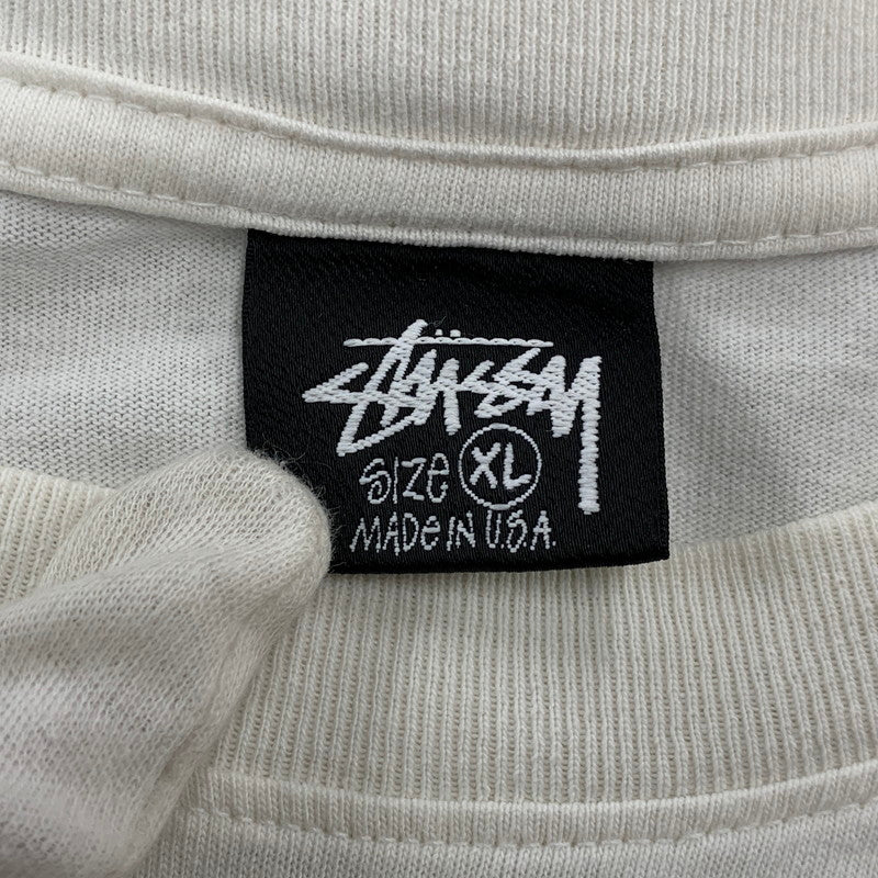 【中古品】【メンズ】 STUSSY ステューシー VINUS LS TEE ビーナス ロングスリーブ Tシャツ トップス 長袖 142-260930-cs-05-izu サイズ：XL カラー：ホワイト 万代Net店