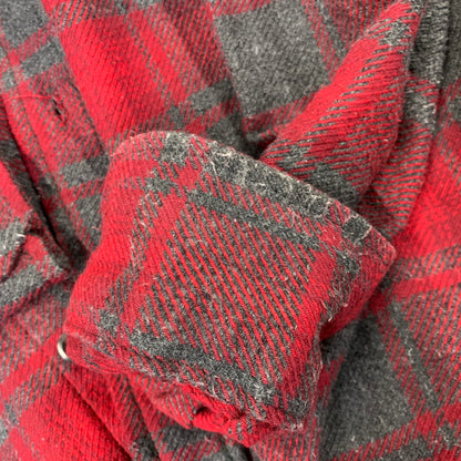 【中古品】【メンズ】 ORVIS オービス HEAVY CHECK SHIRT ヘビー チェック シャツ 長袖 146-261013-as-07-izu サイズ：L カラー：レッド系 万代Net店