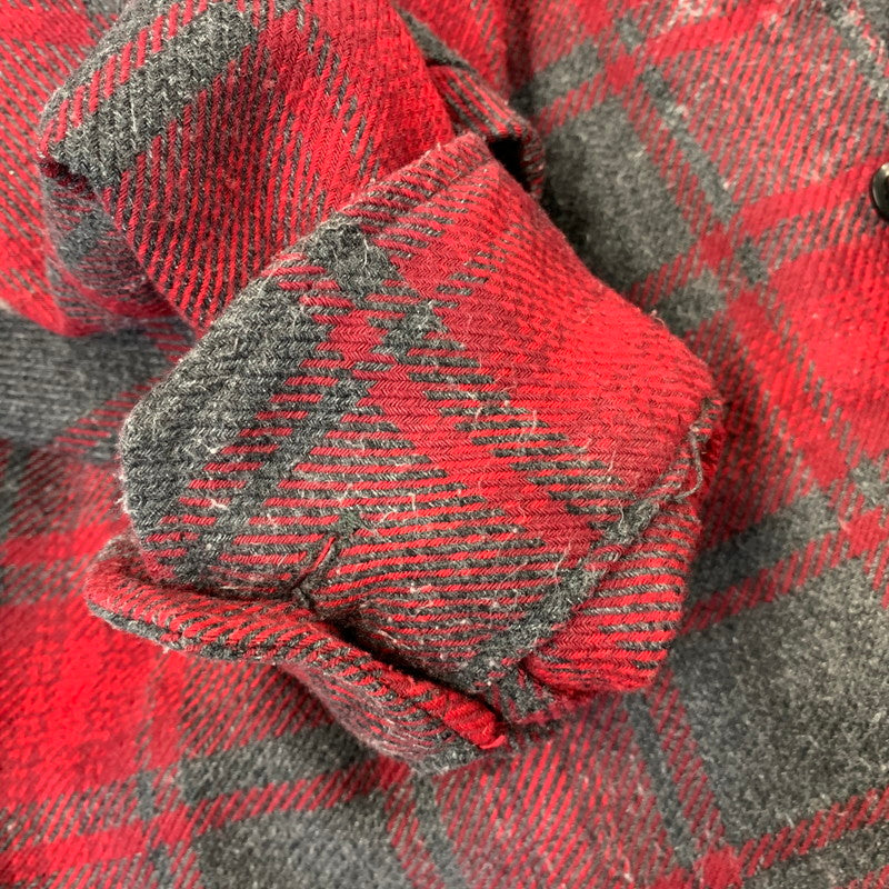 【中古品】【メンズ】 ORVIS オービス HEAVY CHECK SHIRT ヘビー チェック シャツ 長袖 146-261013-as-07-izu サイズ：L カラー：レッド系 万代Net店