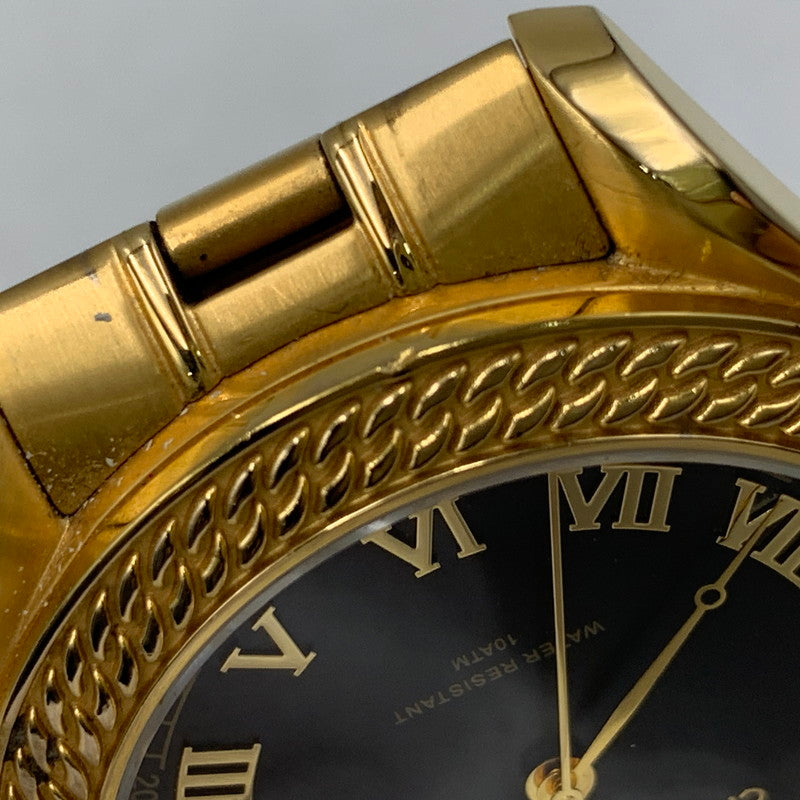 【中古品】【メンズ/レディース】 CRYSTAL CARTER クリスタルカーター FELIX 2 QUARTZ WATCH 92415-72 フィリックス2 クォーツ 時計 腕時計 197-261002-ay-02-izu カラー：ゴールド×ブラック 万代Net店