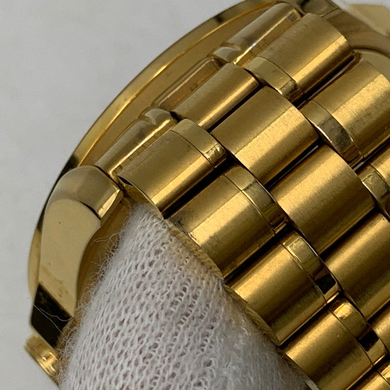 【中古品】【メンズ/レディース】 CRYSTAL CARTER クリスタルカーター FELIX 2 QUARTZ WATCH 92415-72 フィリックス2 クォーツ 時計 腕時計 197-261002-ay-02-izu カラー：ゴールド×ブラック 万代Net店