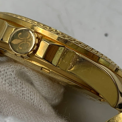 【中古品】【メンズ/レディース】 CRYSTAL CARTER クリスタルカーター FELIX 2 QUARTZ WATCH 92415-72 フィリックス2 クォーツ 時計 腕時計 197-261002-ay-02-izu カラー：ゴールド×ブラック 万代Net店