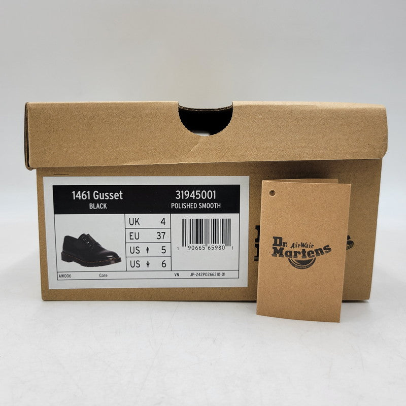 【中古美品】【レディース】 DR.MARTES ドクターマーチン 31945001 GUSSET 3-EYE SHOES 1461 ガセット 3 ホール シューズ 靴 167-260930-sm-01-izu サイズ：UK4 カラー：ブラック 万代Net店