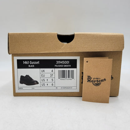 【中古美品】【レディース】 DR.MARTES ドクターマーチン 31945001 GUSSET 3-EYE SHOES 1461 ガセット 3 ホール シューズ 靴 167-260930-sm-01-izu サイズ：UK4 カラー：ブラック 万代Net店