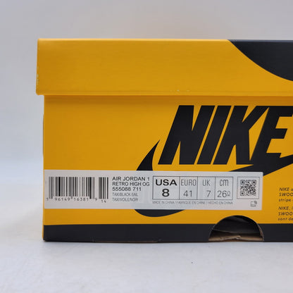 【中古美品】【メンズ/レディース】 NIKE ナイキ 555088-711 AIR JORDAN 1 RETRO HIGH OG エア ジョーダン ワン レトロ ハイ オリジナル スニーカー シューズ 靴 160-260930-cs-12-izu サイズ：26cm カラー：TAXI/BLACK-SAIL 万代Net店